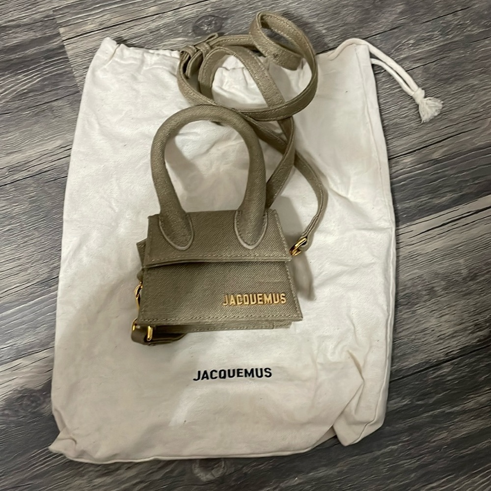 Jacquemus Le Chiquito Linen Bag-Like new!